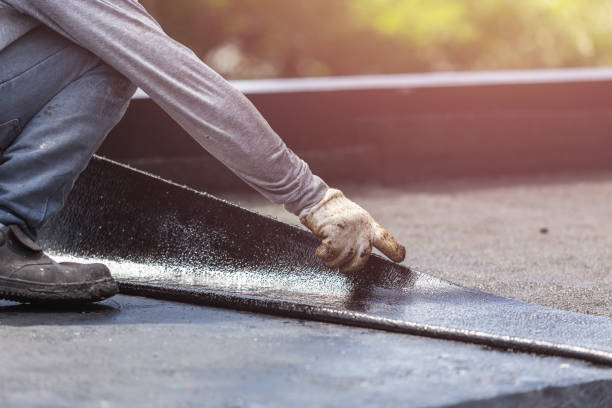 Professional Waterproofing technician working in Coalton, OH